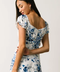 IBS Sandy Midi Dress | Blue + White Floral 17 IBS Sandy Midi Dress | Blue + White Floral