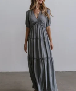 BB Custom Santorini Maxi Dress | Dusty Blue