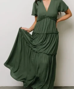 BB Custom Santorini Maxi Dress | Dusty Green Dresses 10 BB Custom Santorini Maxi Dress | Dusty Green Dresses
