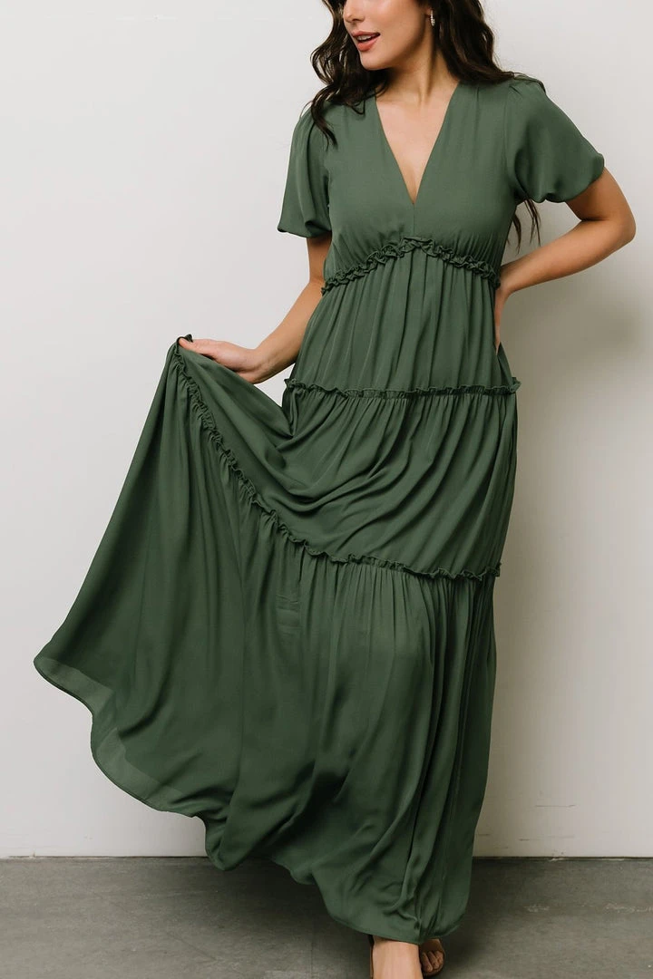 BB Custom Santorini Maxi Dress | Dusty Green Dresses 3 BB Custom Santorini Maxi Dress | Dusty Green Dresses