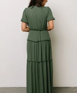BB Custom Santorini Maxi Dress | Dusty Green Dresses 12 BB Custom Santorini Maxi Dress | Dusty Green Dresses
