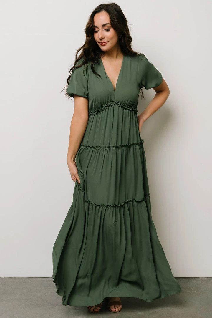 BB Custom Santorini Maxi Dress | Dusty Green Dresses 1 BB Custom Santorini Maxi Dress | Dusty Green Dresses