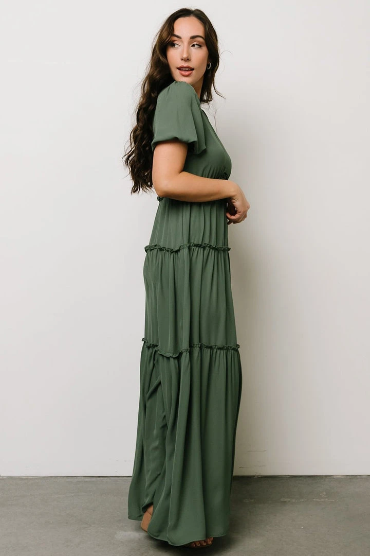 BB Custom Santorini Maxi Dress | Dusty Green Dresses 4 BB Custom Santorini Maxi Dress | Dusty Green Dresses