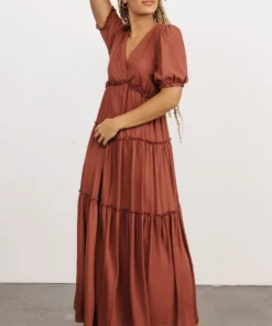 BB Custom Dresses Santorini Maxi Dress | Rosy Brown 14 BB Custom Dresses Santorini Maxi Dress | Rosy Brown