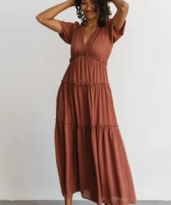 BB Custom Dresses Santorini Maxi Dress | Rosy Brown 18 BB Custom Dresses Santorini Maxi Dress | Rosy Brown
