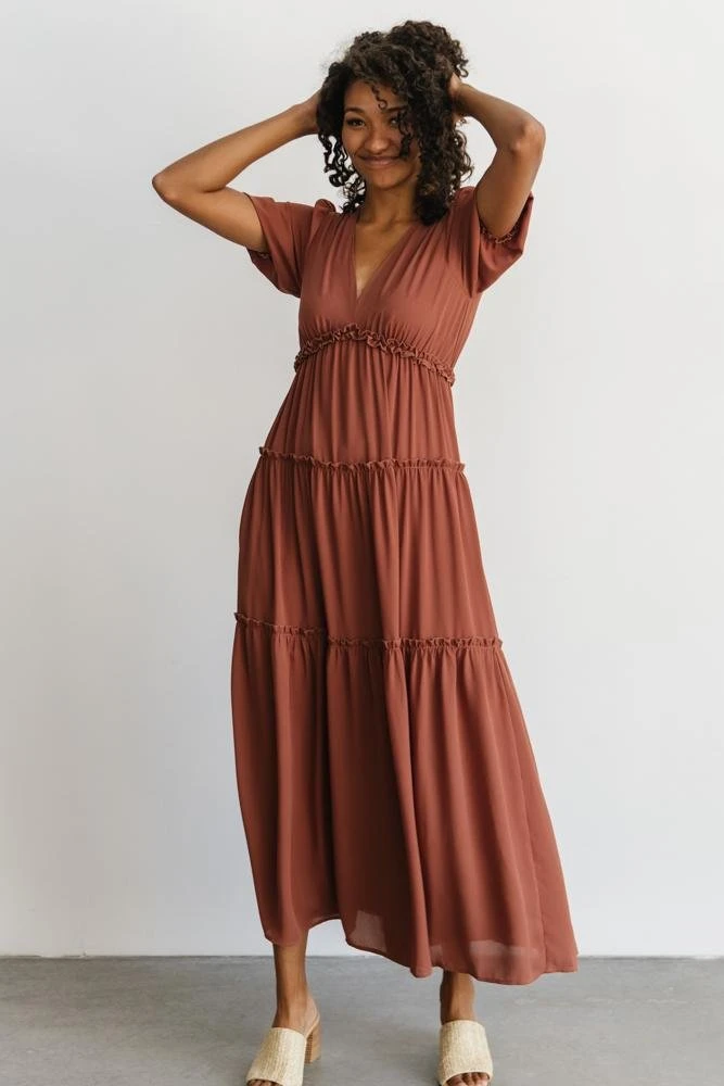 BB Custom Dresses Santorini Maxi Dress | Rosy Brown 8 BB Custom Dresses Santorini Maxi Dress | Rosy Brown