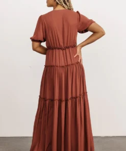BB Custom Dresses Santorini Maxi Dress | Rosy Brown 15 BB Custom Dresses Santorini Maxi Dress | Rosy Brown