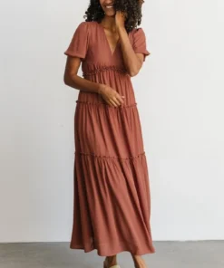 BB Custom Dresses Santorini Maxi Dress | Rosy Brown 16 BB Custom Dresses Santorini Maxi Dress | Rosy Brown