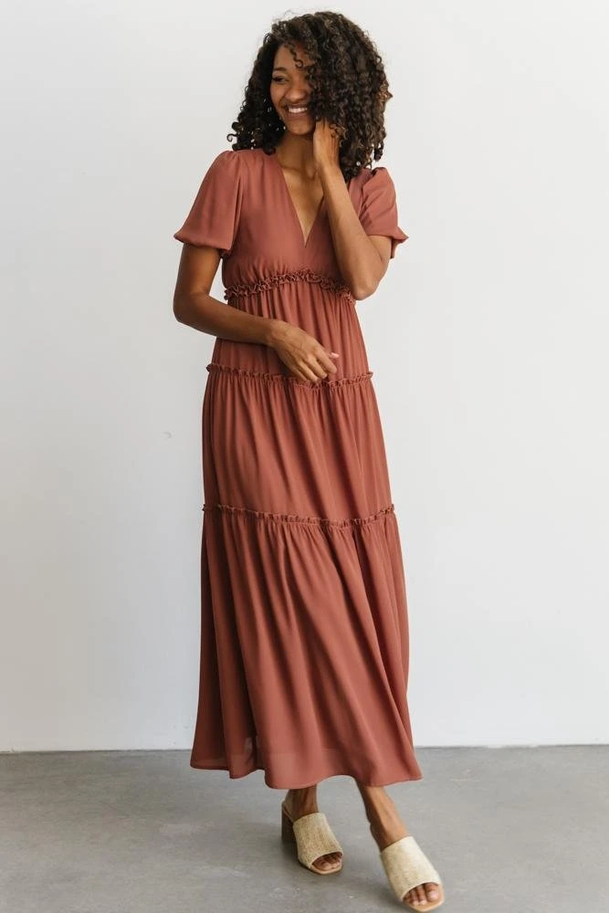 BB Custom Dresses Santorini Maxi Dress | Rosy Brown 6 BB Custom Dresses Santorini Maxi Dress | Rosy Brown