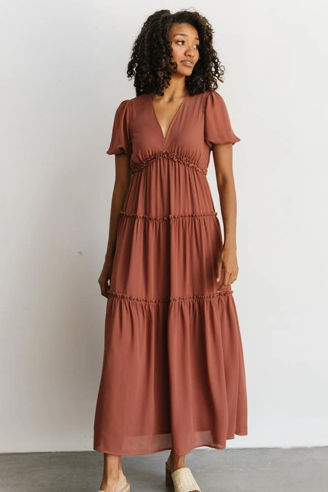 BB Custom Dresses Santorini Maxi Dress | Rosy Brown 7 BB Custom Dresses Santorini Maxi Dress | Rosy Brown