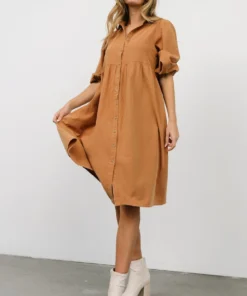 POL Shop All Sari Babydoll Dress | Camel 19 POL Shop All Sari Babydoll Dress | Camel