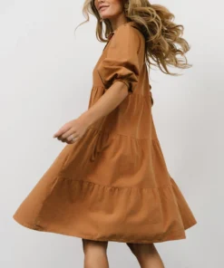 POL Shop All Sari Babydoll Dress | Camel 17 POL Shop All Sari Babydoll Dress | Camel