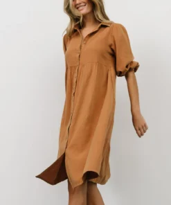 POL Shop All Sari Babydoll Dress | Camel 23 POL Shop All Sari Babydoll Dress | Camel