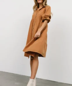 POL Shop All Sari Babydoll Dress | Camel 14 POL Shop All Sari Babydoll Dress | Camel