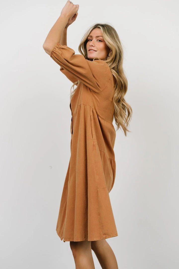 POL Shop All Sari Babydoll Dress | Camel 10 POL Shop All Sari Babydoll Dress | Camel