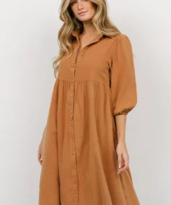 POL Shop All Sari Babydoll Dress | Camel 15 POL Shop All Sari Babydoll Dress | Camel