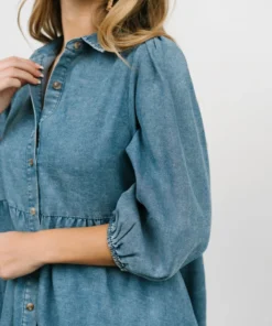 POL Sari Babydoll Dress | Chambray Dresses 23 POL Sari Babydoll Dress | Chambray Dresses