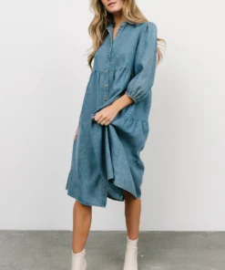 POL Sari Babydoll Dress | Chambray Dresses 20 POL Sari Babydoll Dress | Chambray Dresses