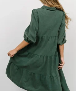 POL Dresses Sari Babydoll Dress | Green