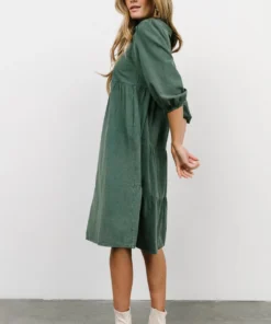 POL Dresses Sari Babydoll Dress | Green