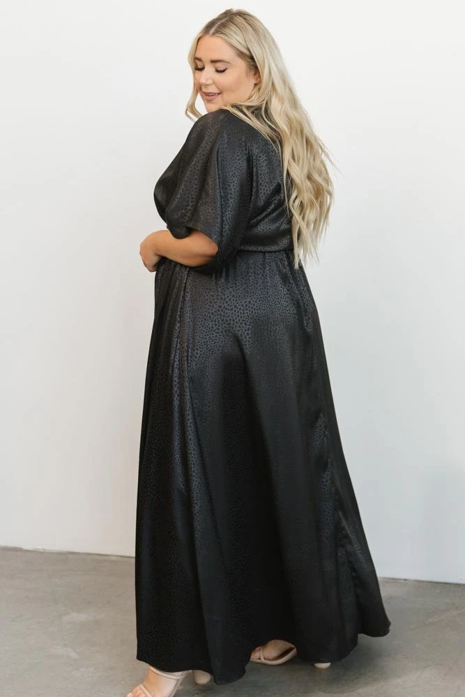 BB Custom Savannah Print Kimono Maxi | Black Dresses 6 BB Custom Savannah Print Kimono Maxi | Black Dresses