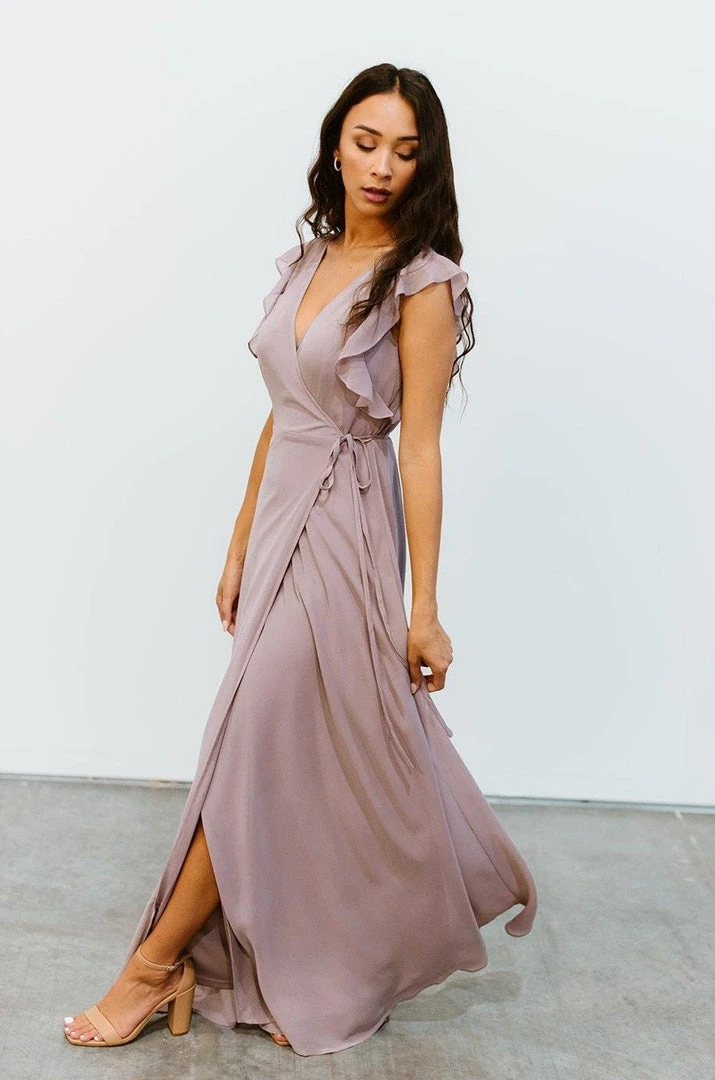 Soi Dresses Saya Wrap Maxi Dress | Dusty Lilac 3 Soi Dresses Saya Wrap Maxi Dress | Dusty Lilac