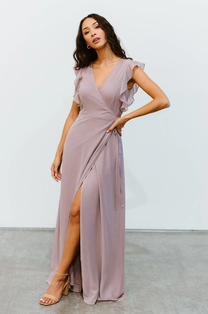 Soi Dresses Saya Wrap Maxi Dress | Dusty Lilac 1 Soi Dresses Saya Wrap Maxi Dress | Dusty Lilac