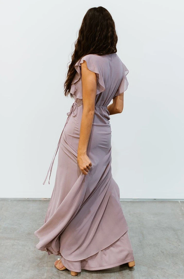 Soi Dresses Saya Wrap Maxi Dress | Dusty Lilac 5 Soi Dresses Saya Wrap Maxi Dress | Dusty Lilac
