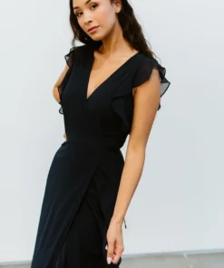 Soi Dresses Saya Wrap Maxi Dress | Navy