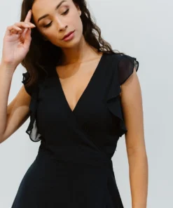 Soi Dresses Saya Wrap Maxi Dress | Navy