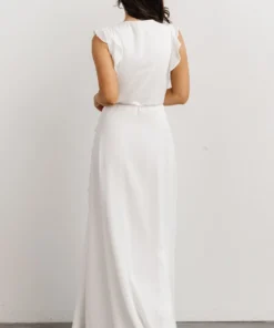 Soi Dresses Saya Wrap Maxi Dress | Off-White