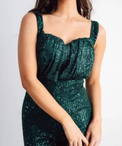 RR Sevyn Sequin Jumpsuit | Emerald Shop By Style