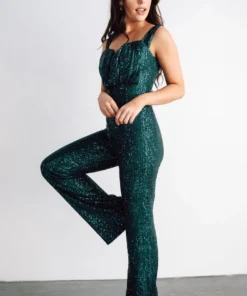 RR Sevyn Sequin Jumpsuit | Emerald Shop By Style 8 RR Sevyn Sequin Jumpsuit | Emerald Shop By Style