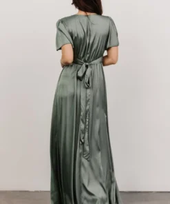 RR Shiloh Satin Maxi Dress | Eucalyptus Dresses 8 RR Shiloh Satin Maxi Dress | Eucalyptus Dresses