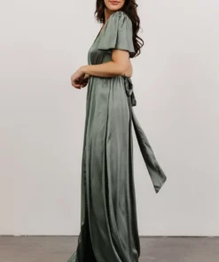 RR Shiloh Satin Maxi Dress | Eucalyptus Dresses 10 RR Shiloh Satin Maxi Dress | Eucalyptus Dresses