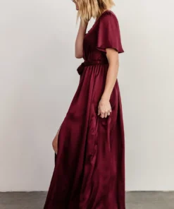 BB Custom Sicily Satin Maxi Dress | Mulberry