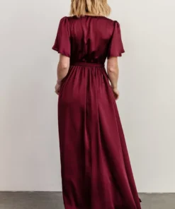 BB Custom Sicily Satin Maxi Dress | Mulberry