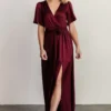 BB Custom Sicily Satin Maxi Dress | Mulberry
