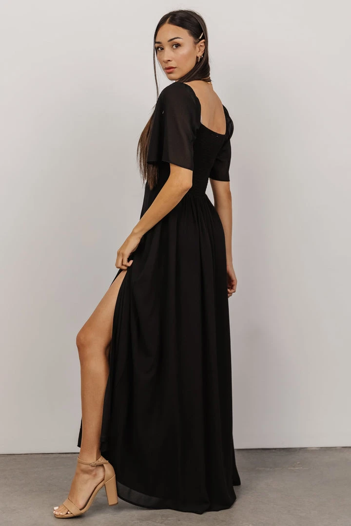BB Custom Dresses Sierra Sweetheart Maxi Dress | Black 3 BB Custom Dresses Sierra Sweetheart Maxi Dress | Black