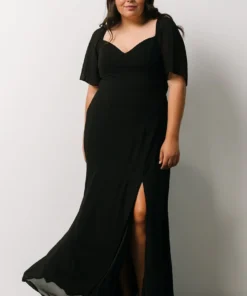 BB Custom Dresses Sierra Sweetheart Maxi Dress | Black