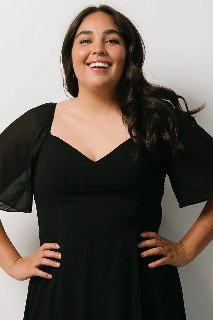 BB Custom Dresses Sierra Sweetheart Maxi Dress | Black 7 BB Custom Dresses Sierra Sweetheart Maxi Dress | Black