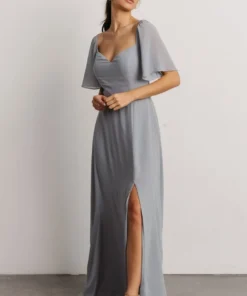 BB Custom Sierra Sweetheart Maxi Dress | Dusty Blue 16 BB Custom Sierra Sweetheart Maxi Dress | Dusty Blue