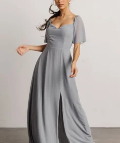 BB Custom Sierra Sweetheart Maxi Dress | Dusty Blue 17 BB Custom Sierra Sweetheart Maxi Dress | Dusty Blue