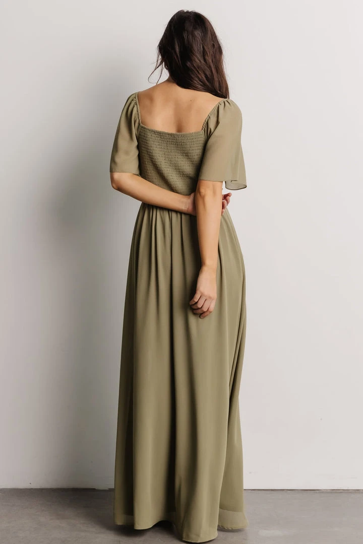 BB Custom Sierra Sweetheart Maxi Dress | Dusty Olive Dresses 3 BB Custom Sierra Sweetheart Maxi Dress | Dusty Olive Dresses