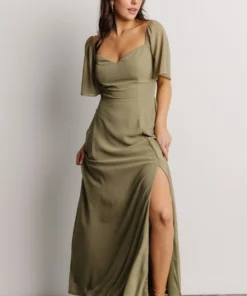 BB Custom Sierra Sweetheart Maxi Dress | Dusty Olive Dresses 14 BB Custom Sierra Sweetheart Maxi Dress | Dusty Olive Dresses