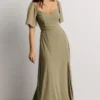 BB Custom Sierra Sweetheart Maxi Dress | Dusty Olive Dresses