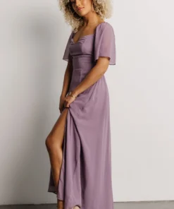 BB Custom Sierra Sweetheart Maxi Dress | Lilac
