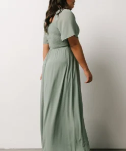 BB Custom Dresses Sierra Sweetheart Maxi Dress | Sage 23 BB Custom Dresses Sierra Sweetheart Maxi Dress | Sage
