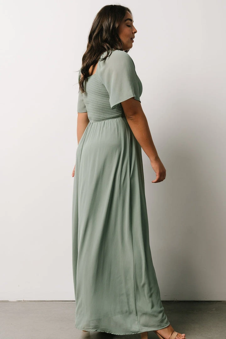 BB Custom Dresses Sierra Sweetheart Maxi Dress | Sage 11 BB Custom Dresses Sierra Sweetheart Maxi Dress | Sage