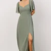 BB Custom Dresses Sierra Sweetheart Maxi Dress | Sage